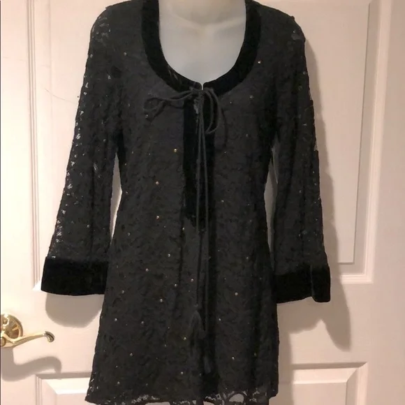 Ralph Lauren | Dresses | Nwt Ralph Lauren Dress Black Lace Velvet Trim S |  Poshmark